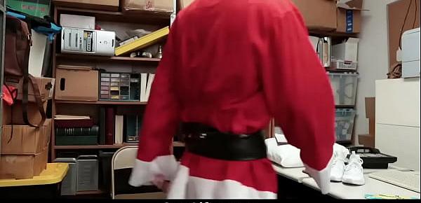  Stealing Teen Punished By Santa